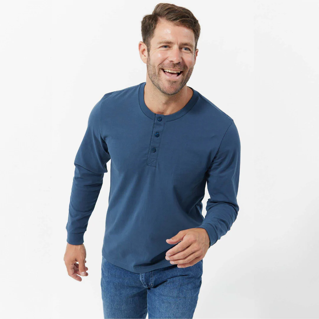 Organic Cotton Henley
